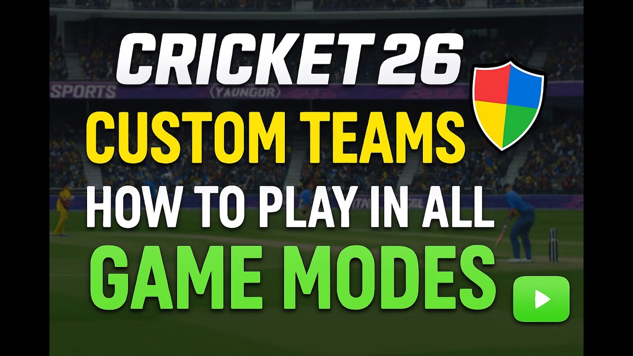 Playing with Custom Teams in cricket 26! #cricket #cricket26 #cricket26gameplay