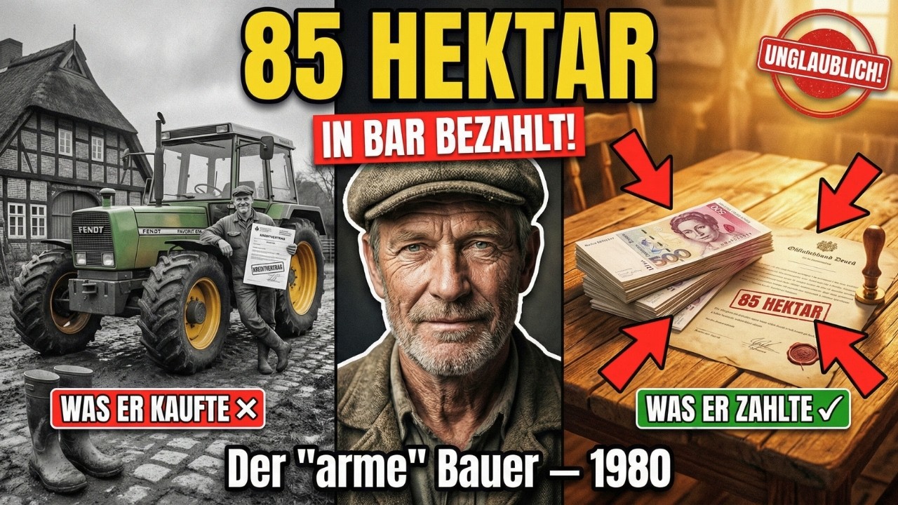 Während die Nachbarn 1975 neue Fendt finanzierten, zahlte er still 85 Hektar in bar