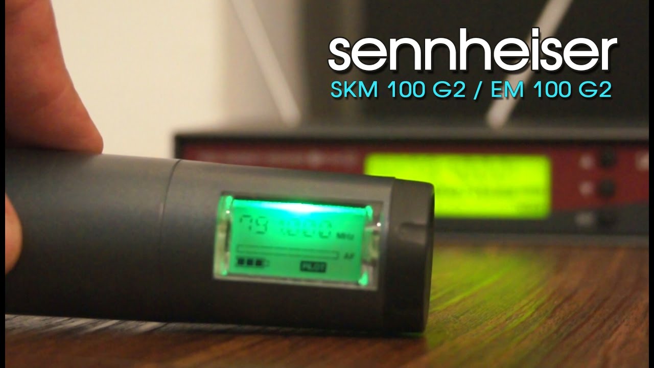 Настройка и подключение Sennheiser SKM 100 G2 / EM 100 G2