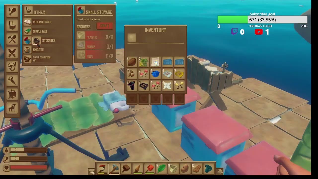 First time playing Raft LIVE