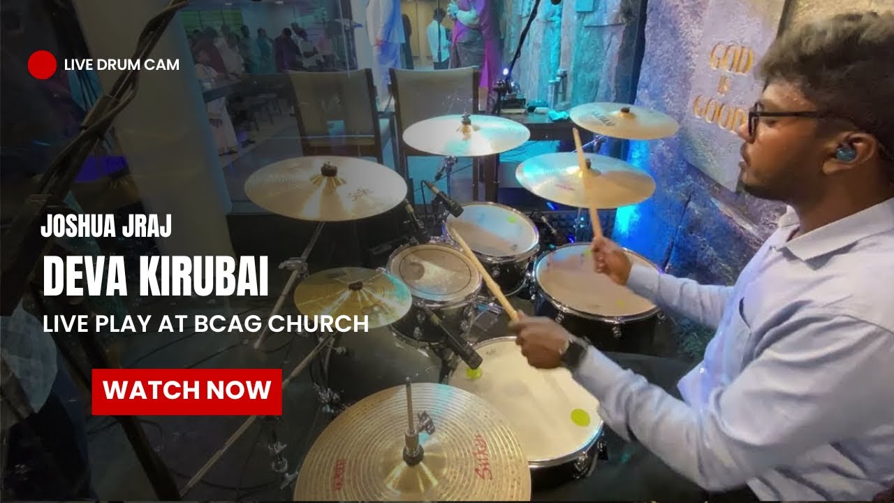 DEVA KIRUBAI ENDRUMULLATHU | live drum at @BlessingCentreAGChurch