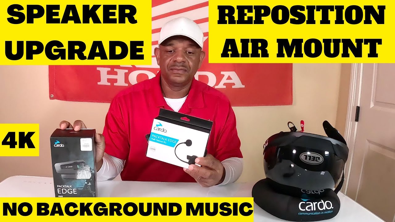Cardo Packtalk Half Helmet Kit for Bell Pit Boss Half Helmet