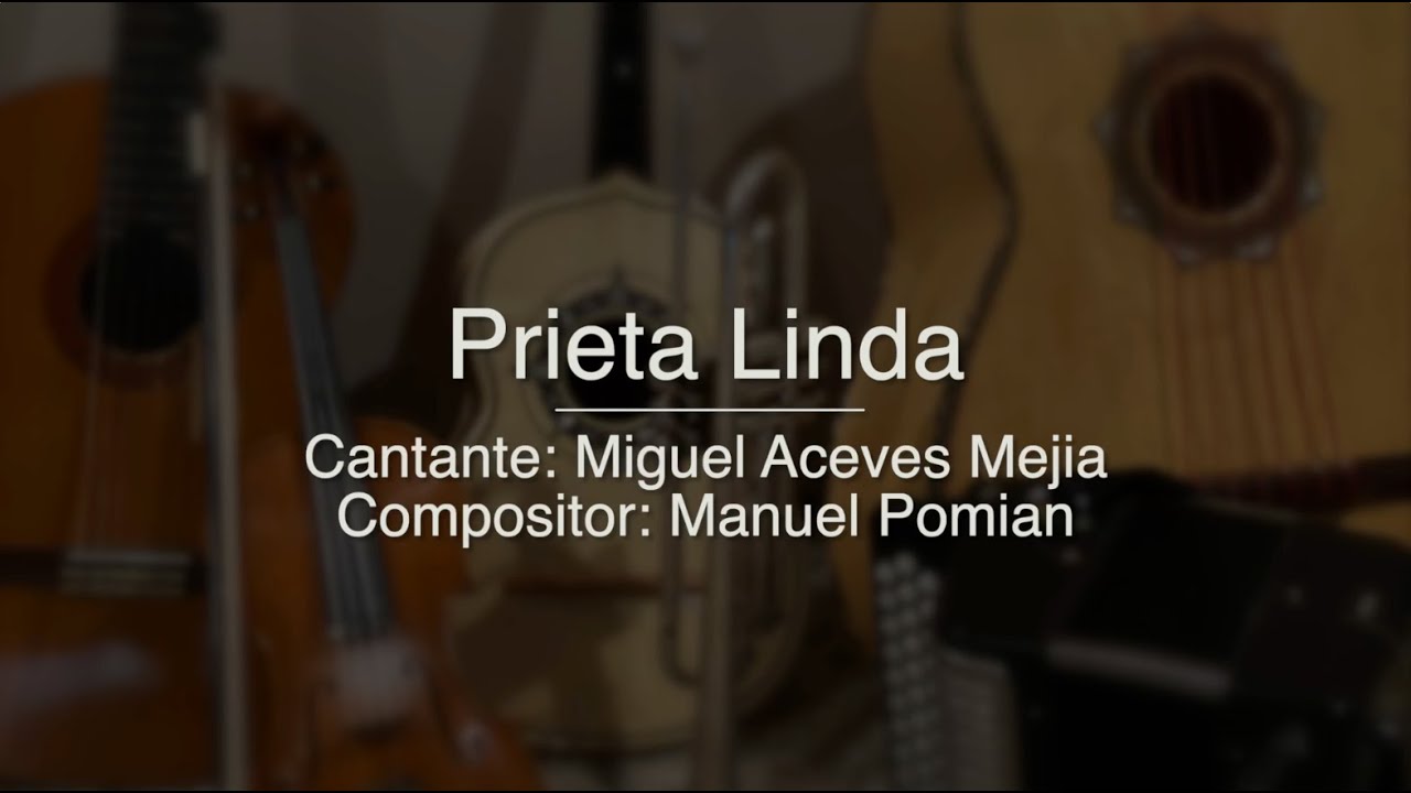 Prieta Linda - Puro Mariachi Karaoke - Miguel Aceves Mejia