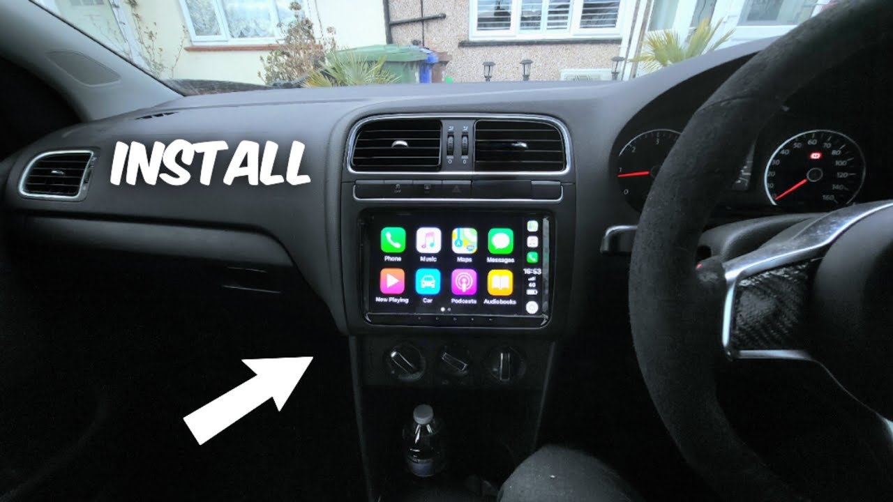 How to install VW Polo 6r/6c Apple car play & Android Auto Headunit
