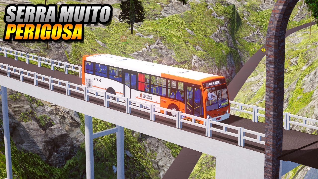 SERRA SUPER PERIGOSA NA ESTRADA DO INTERIOR !!! PROTON BUS SIMULATOR - G27