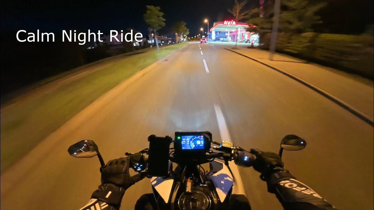 POV: KTM Duke 390, Calm Night Ride - Let's cruise together