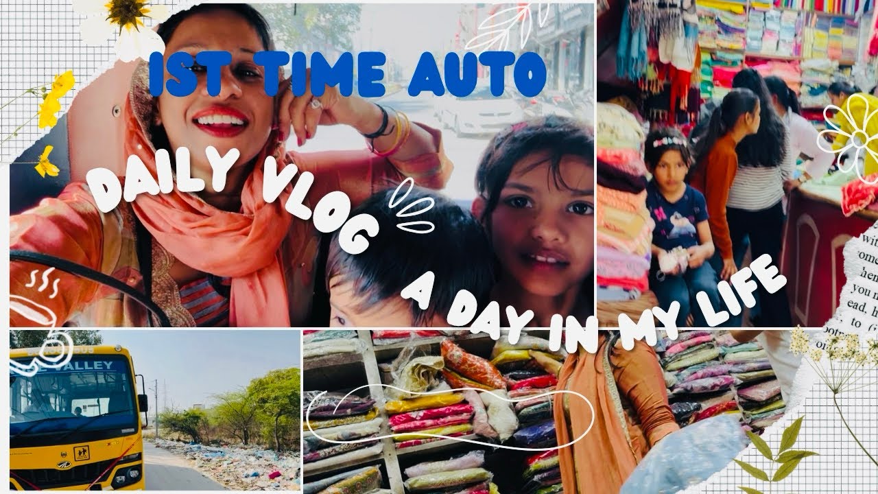 Humne itni sari shoping Q ki🤔😳||🛍️||Ridhant batha ist time Auto me🛺😅||hmare school ki bus😍🚌||