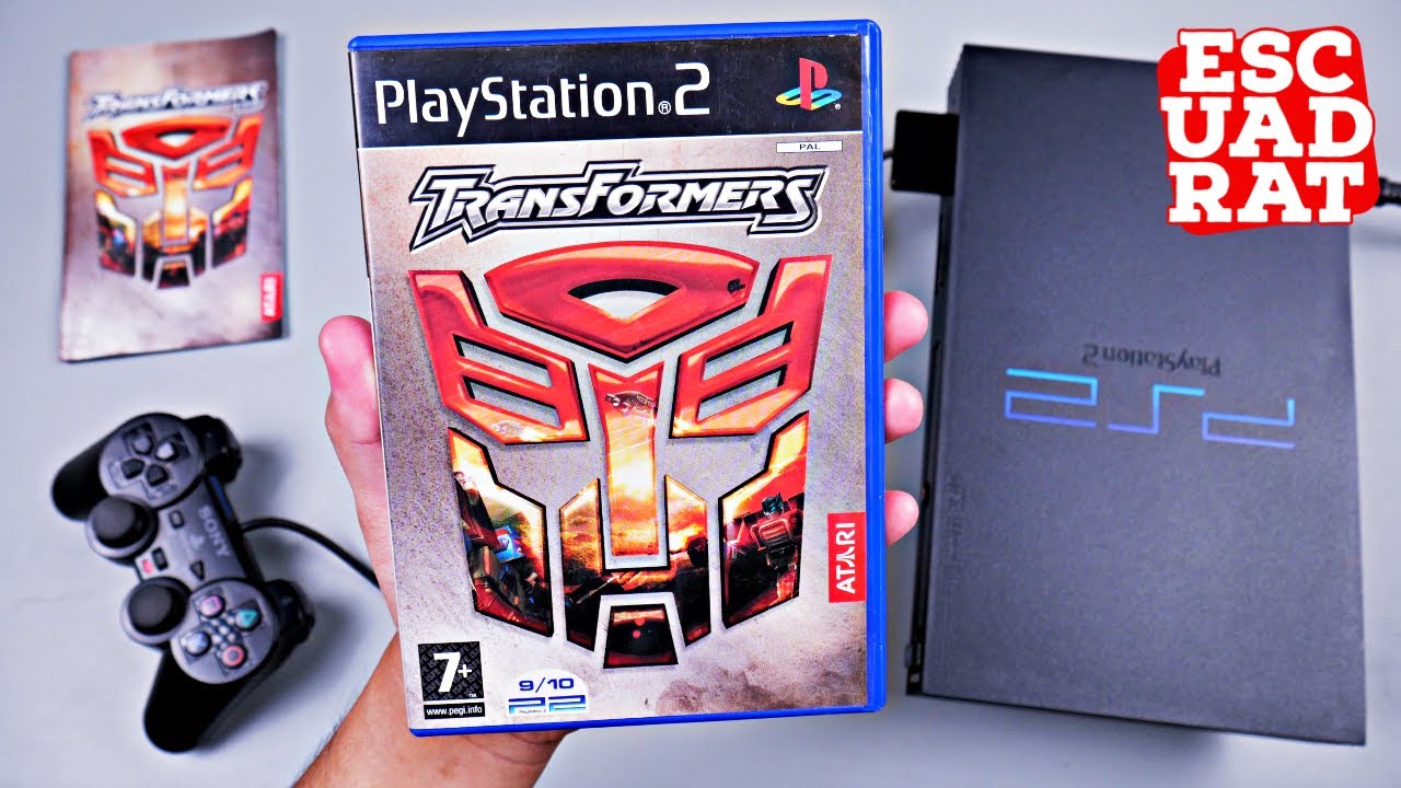 TransFormers PS2 (Atari) Распаковка и игровой процесс Оригинальная графика PlayStation 2