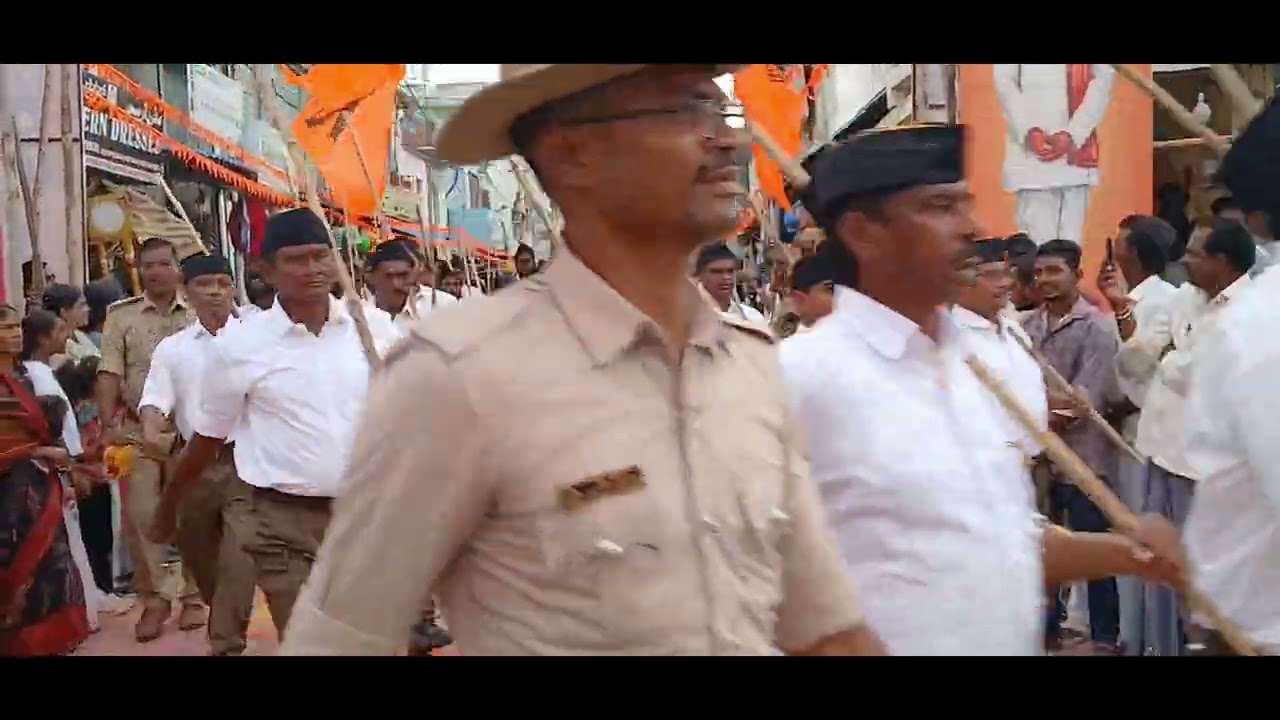 RSS Route March. Raichur