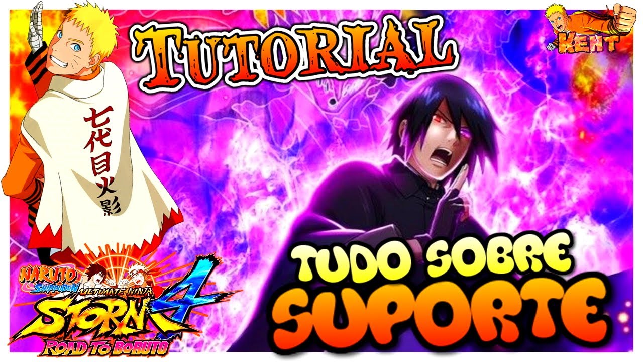 NARUTO STORM 4 | TUTORIAL DE SUPORTE COMPLETO! (JUTSU SEM CHAKRA)
