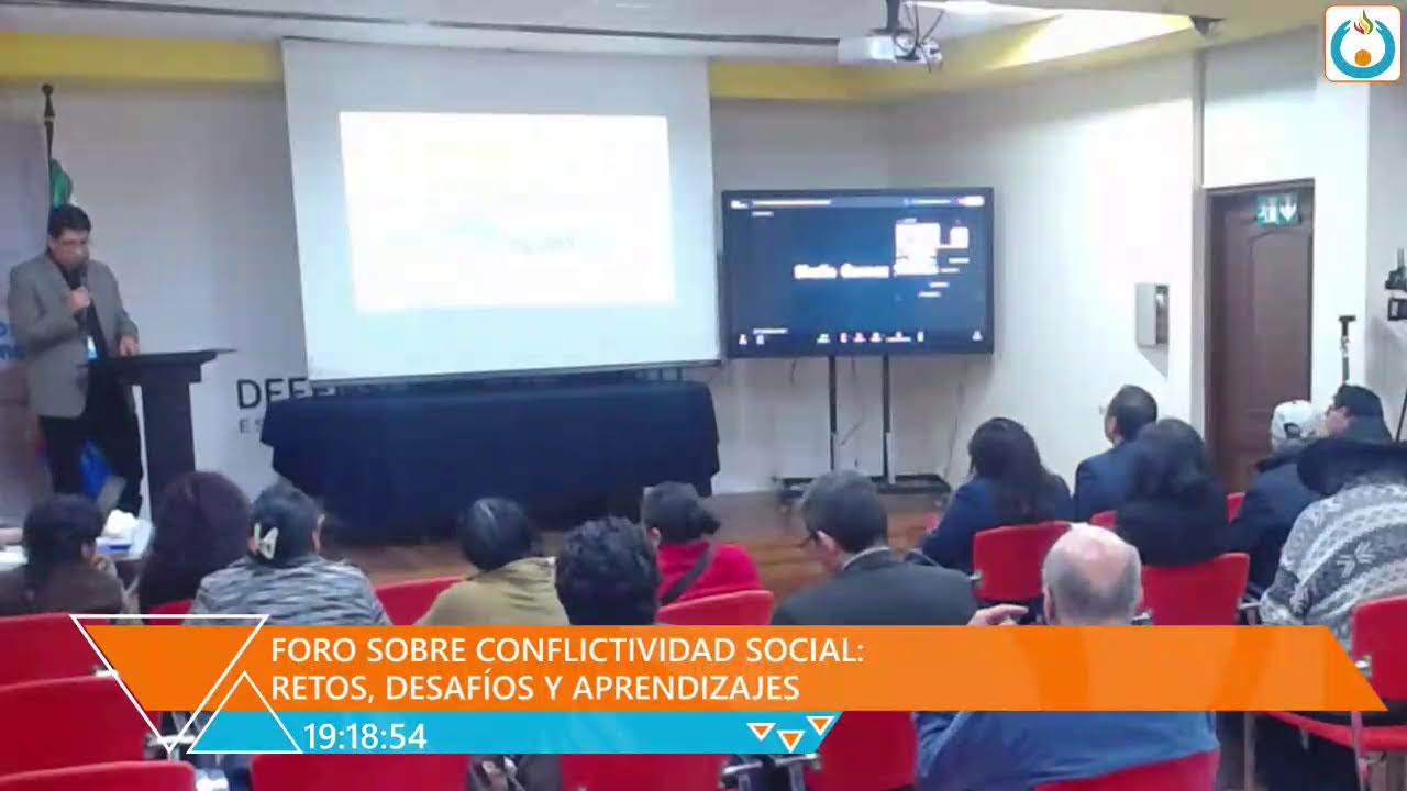 FORO SOBRE CONFLICTIVIDAD SOCIAL: RETOS, DESAFÍOS Y APRENDIZAJES