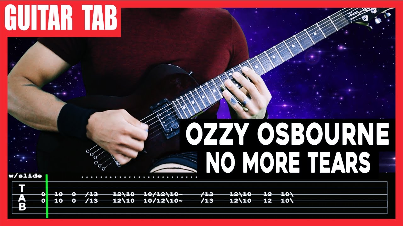 【OZZY OSBOURNE】[ No More Tears ] cover by Dotti Brothers | LESSON | GUITAR TAB
