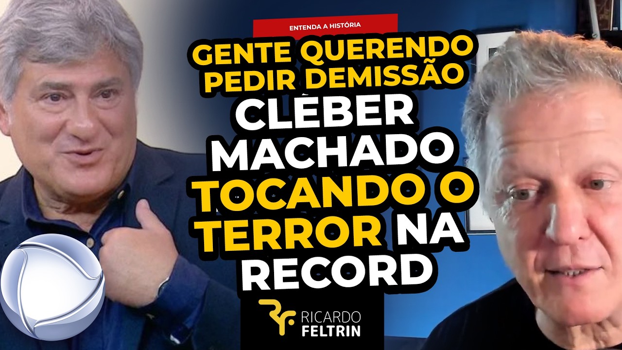 O que está acontecendo com o Cléber Machado na Record?