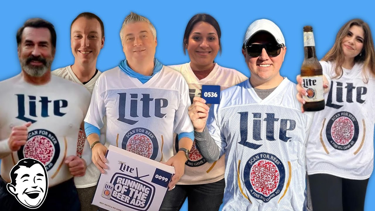 Miller Lite's Super Bowl Beer Run Wins Big with QR-Coded Apparel