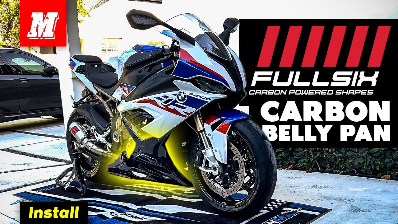 Fullsix Carbon Fiber Street Belly Pan Install S1000RR M1000RR | Motomillion