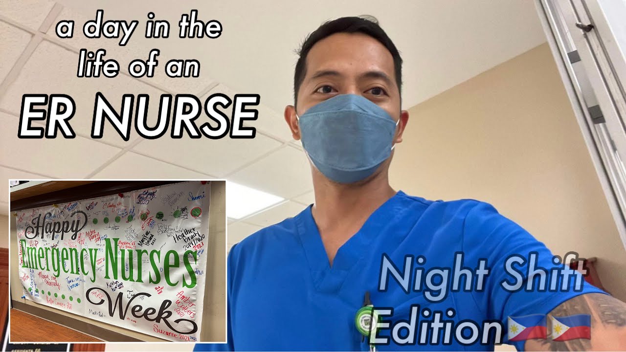 A day in the life of an ER Nurse 🇺🇸| Night Shift - Pinoy Edition 🇵🇭 | ER Setup | ER routine