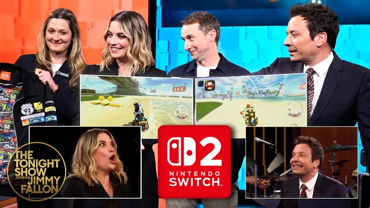 Annie Murphy and Jimmy Play Mario Kart World on Nintendo Switch 2 | The Tonight Show