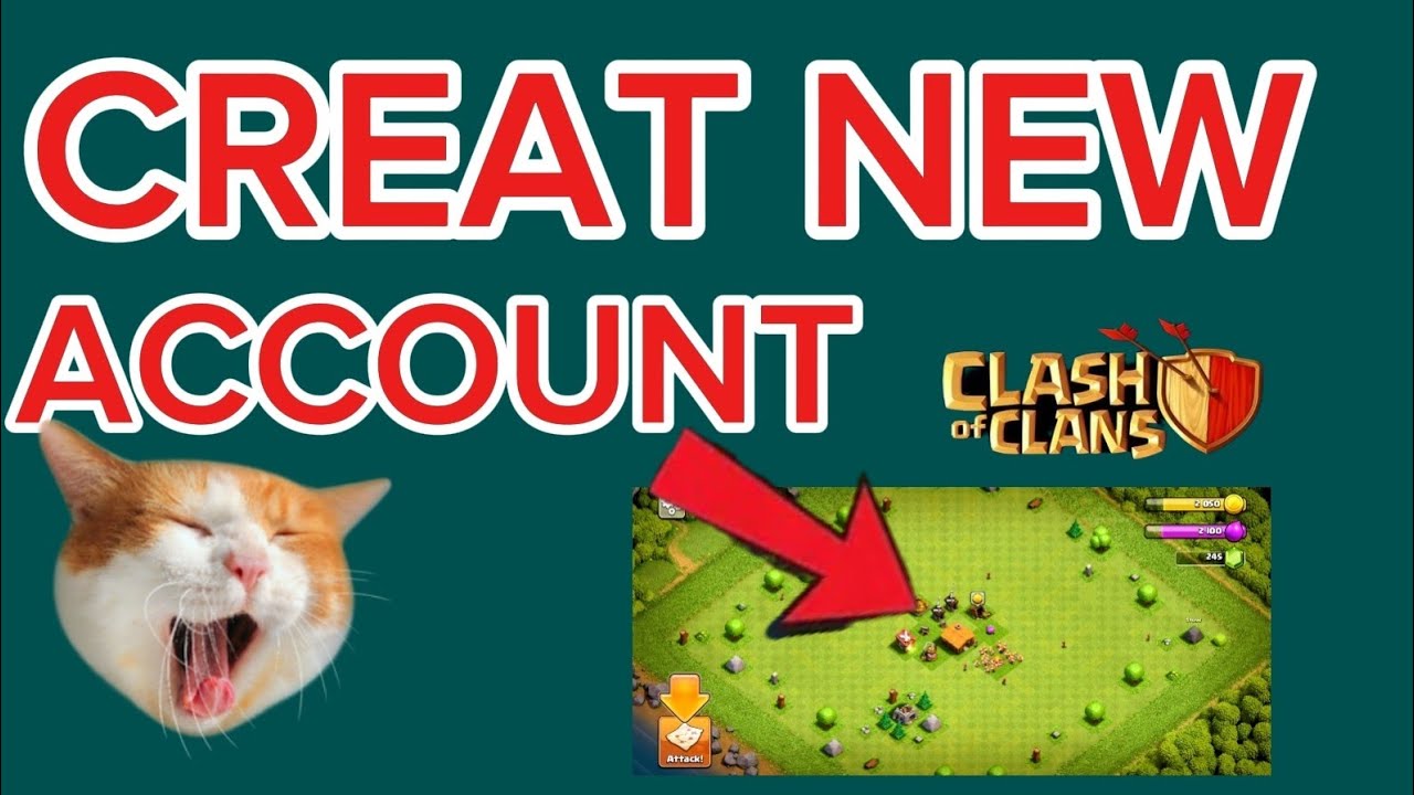 How To Create New Account  Clash Of Clan 2026#videos #games #subscribe 