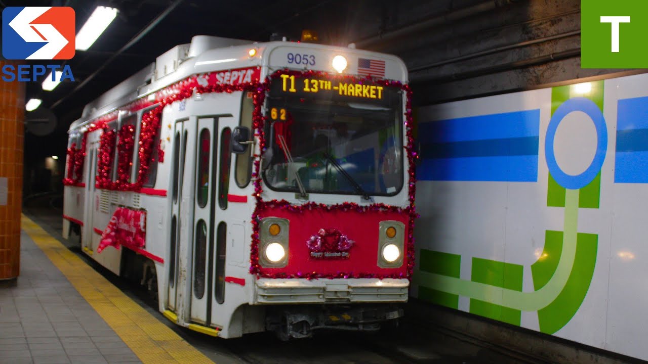 SEPTA - Ride Aboard 1981 Kawasaki #9053 on Route T1 to 63rd and Malvern 