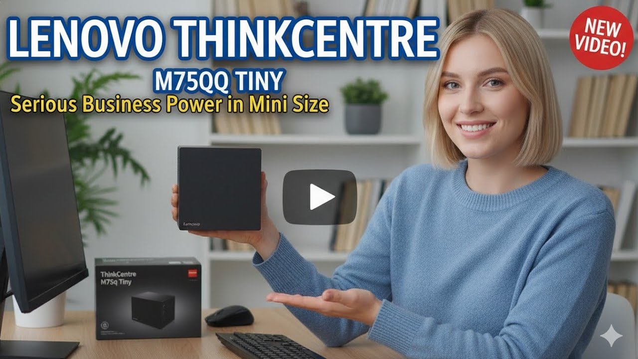 Lenovo ThinkCentre M75q Tiny Desktop Delivers Serious Business Power in Mini Size