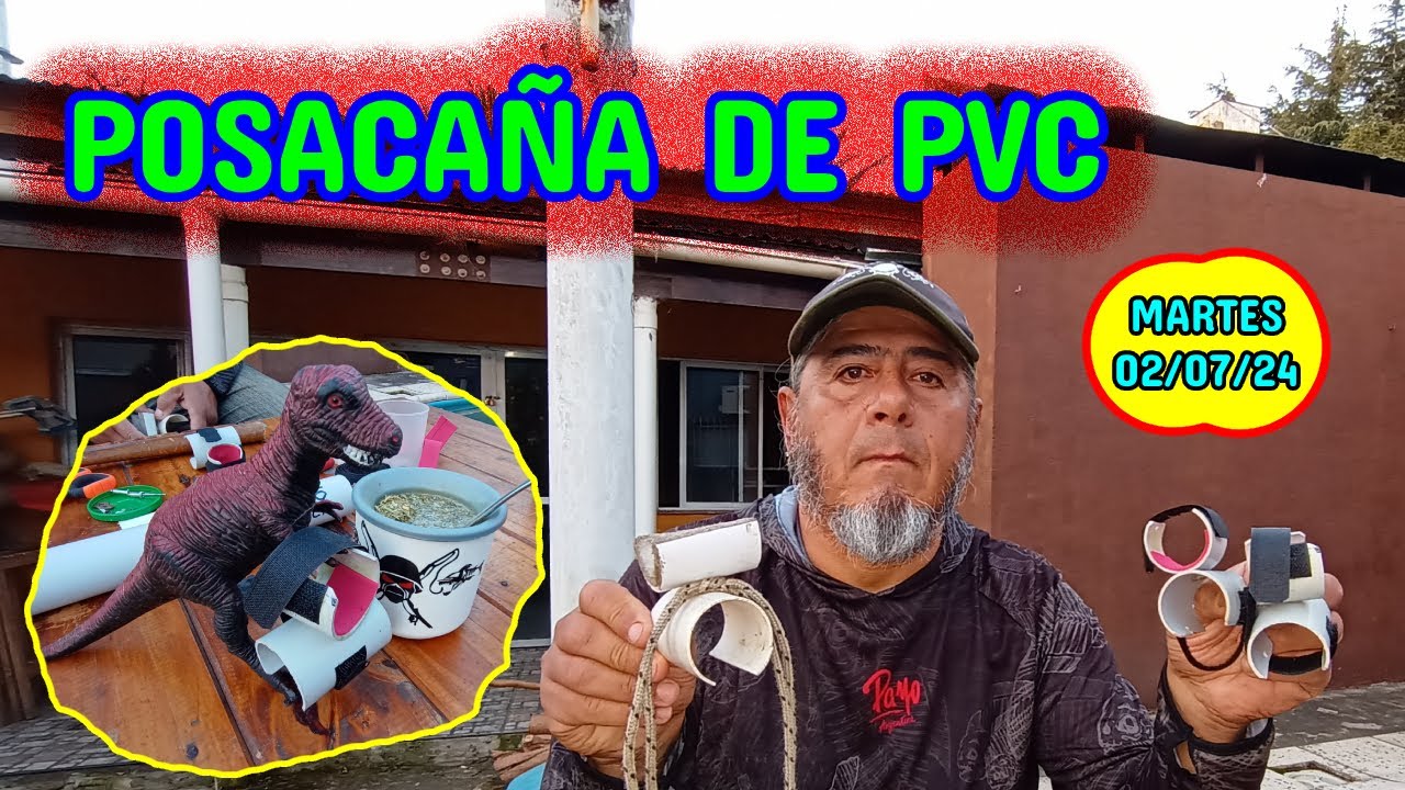 POSACAÑA DE PVC - PESCA METAL