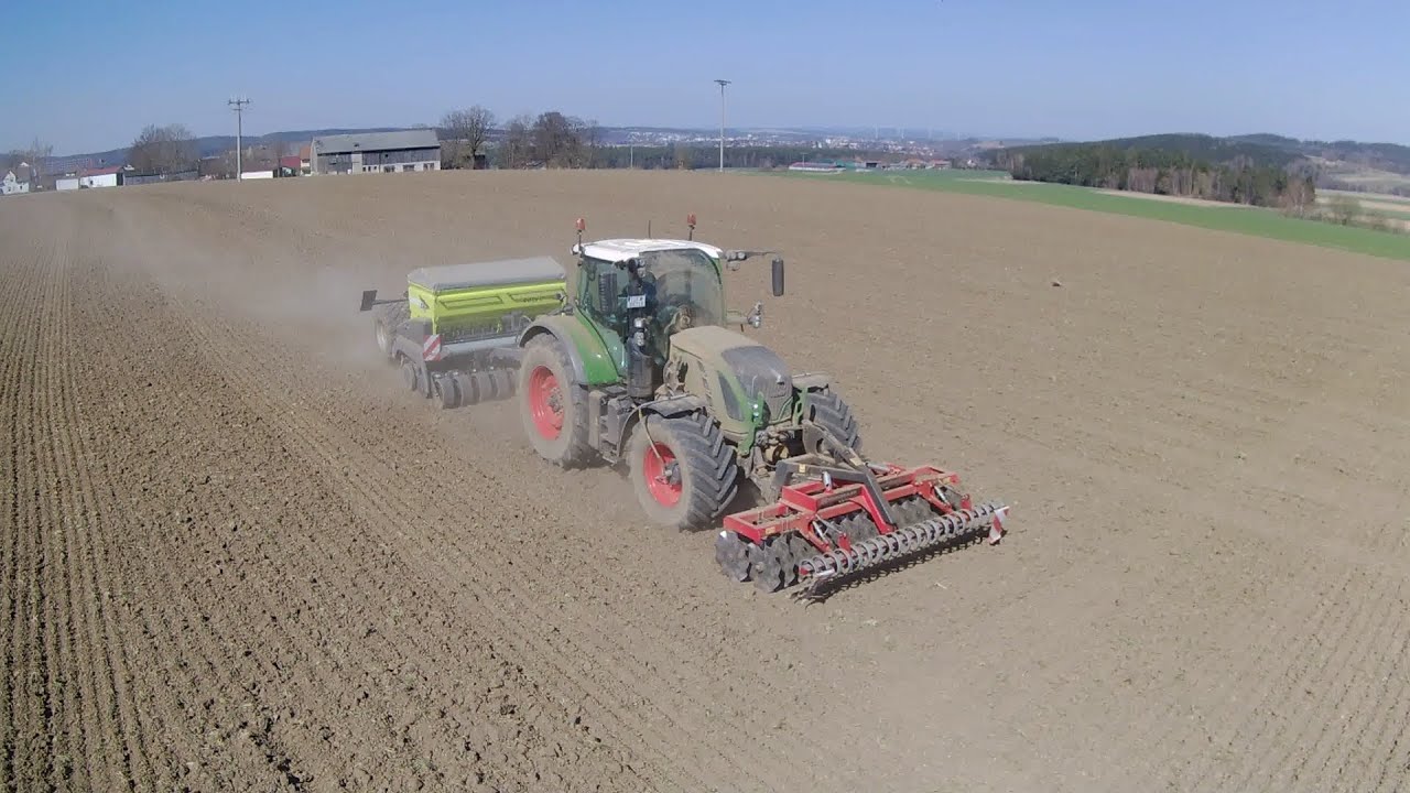 Sky Easydrill HD I Sky Agriculture I Mulchsaat I Sommergerstenaussaat I Fendt 718 Vario