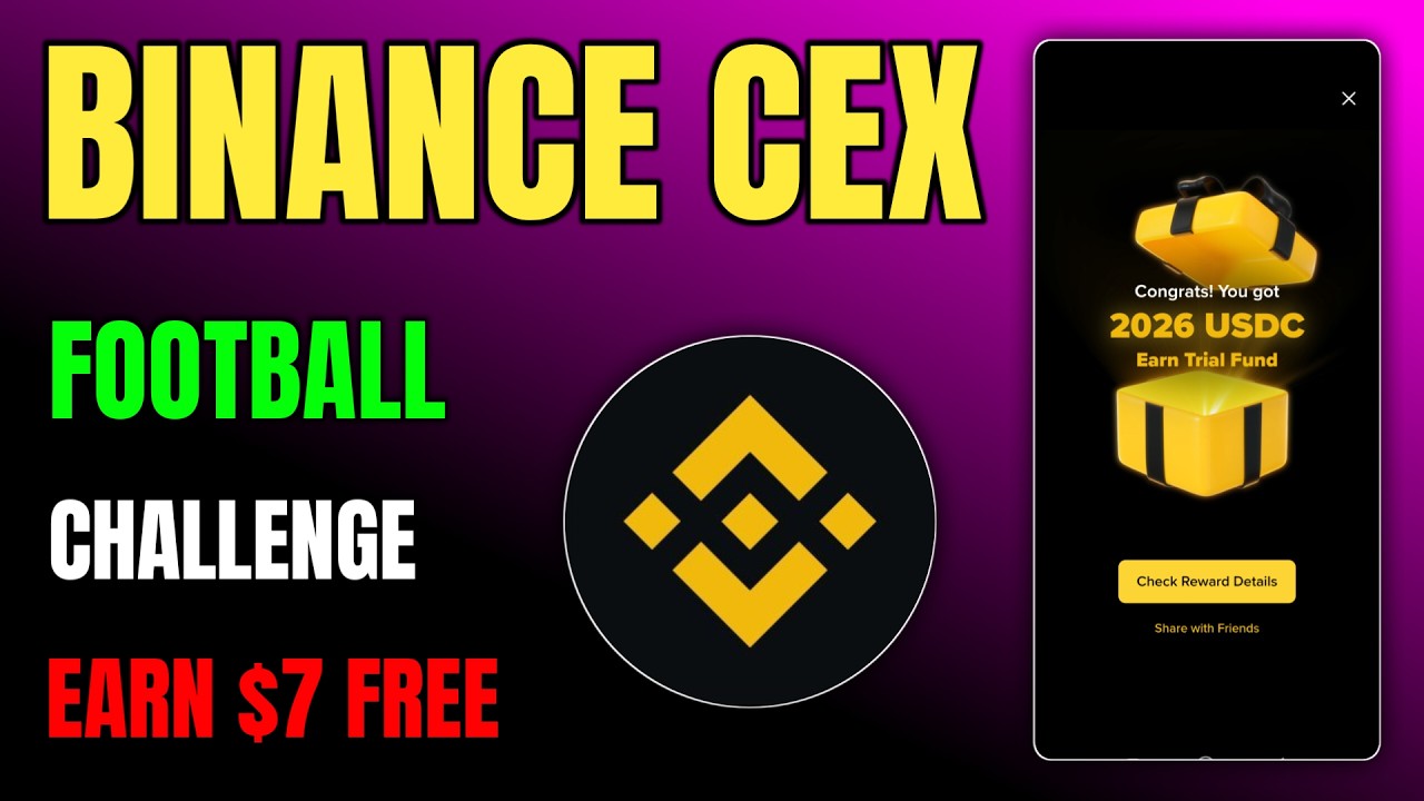 ⚽ Binance Football Challenge 2026 🚀 Free Trial Fund Voucher & $4M Prize Pool