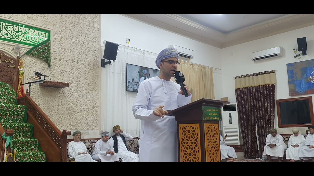 مقدم الحفل الأستاذ محمد علي وسرد الولادة احمد جعفر بمناسبة مولد الإمام المهدي ع صحم ٢ / ٢ / ٢٠٢٦م 