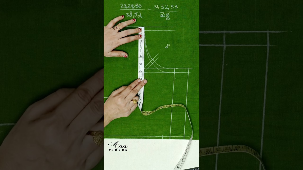 Blouse arm hole problems and Solutions / Blouse cutting tips for beginners / Arm round problems