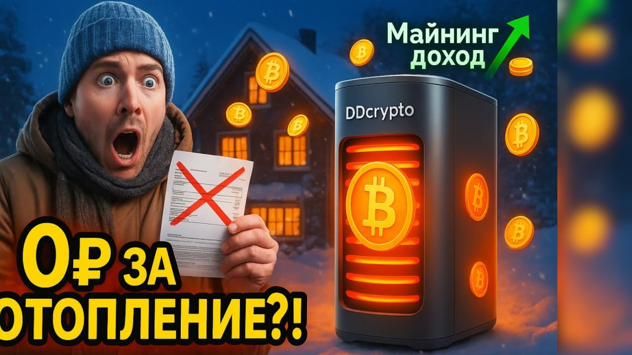 Бесплатное отопление: Электрокотел DD-Crypto греет дом и зарабатывает деньги!