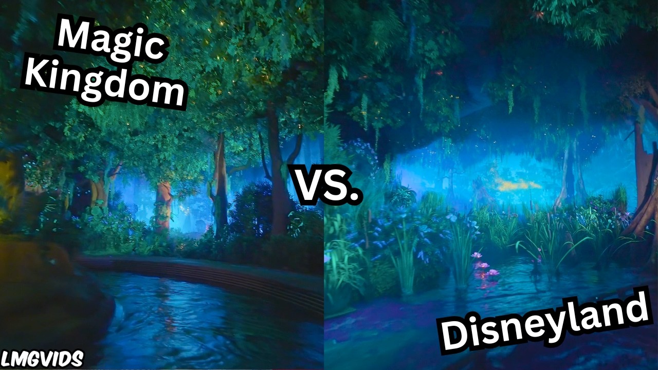 [WDW vs DL] Tiana's Bayou Adventure - Side-by-Side Comparison | 4K 60FPS POVs