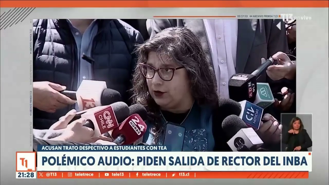 Polémico audio: piden salida de rector del INBA