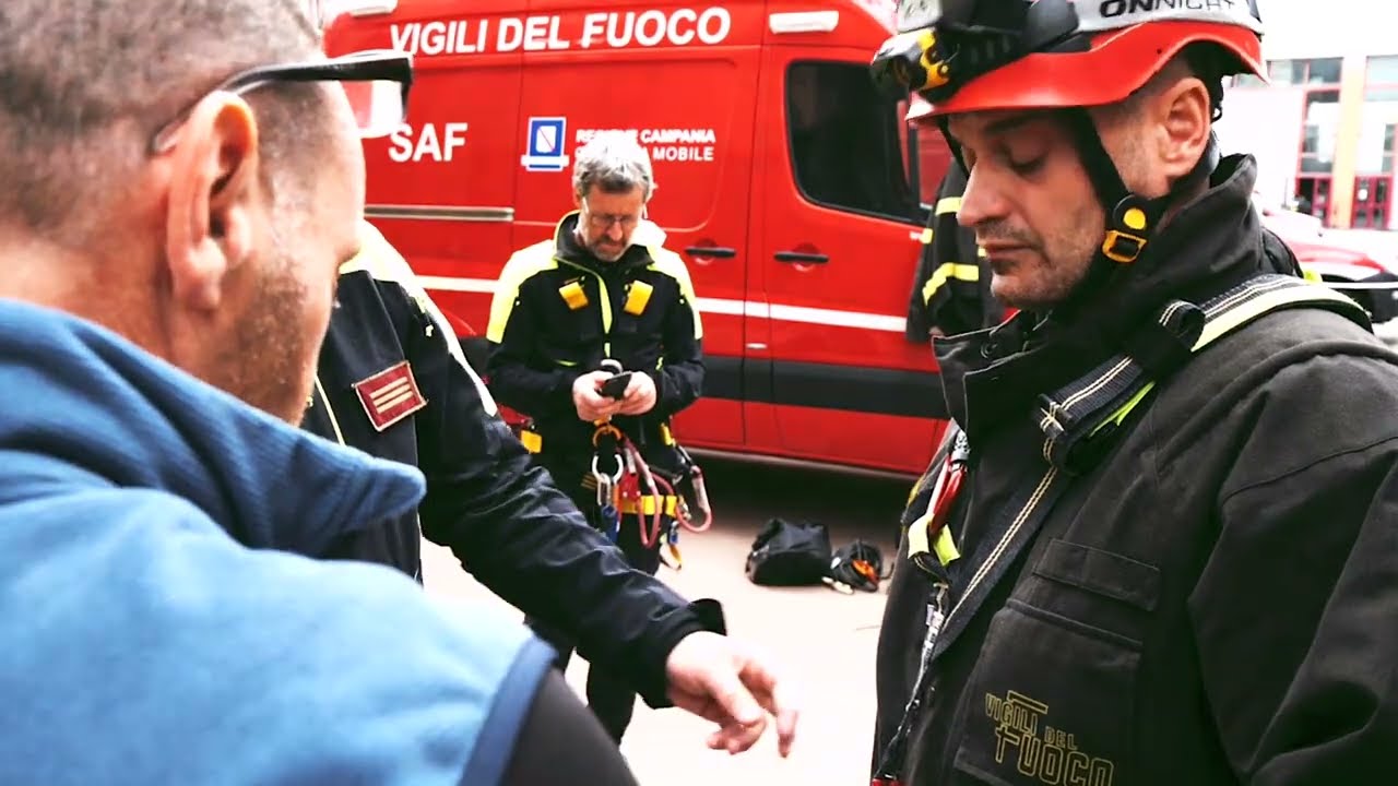 Sperimentazione nuove attrezzature S.A.F. con i Vigili del Fuoco della Campania