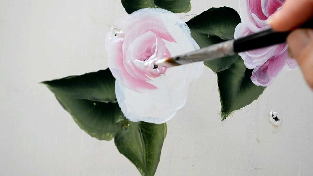 Learn to Paint a Rose, One Stroke at a time