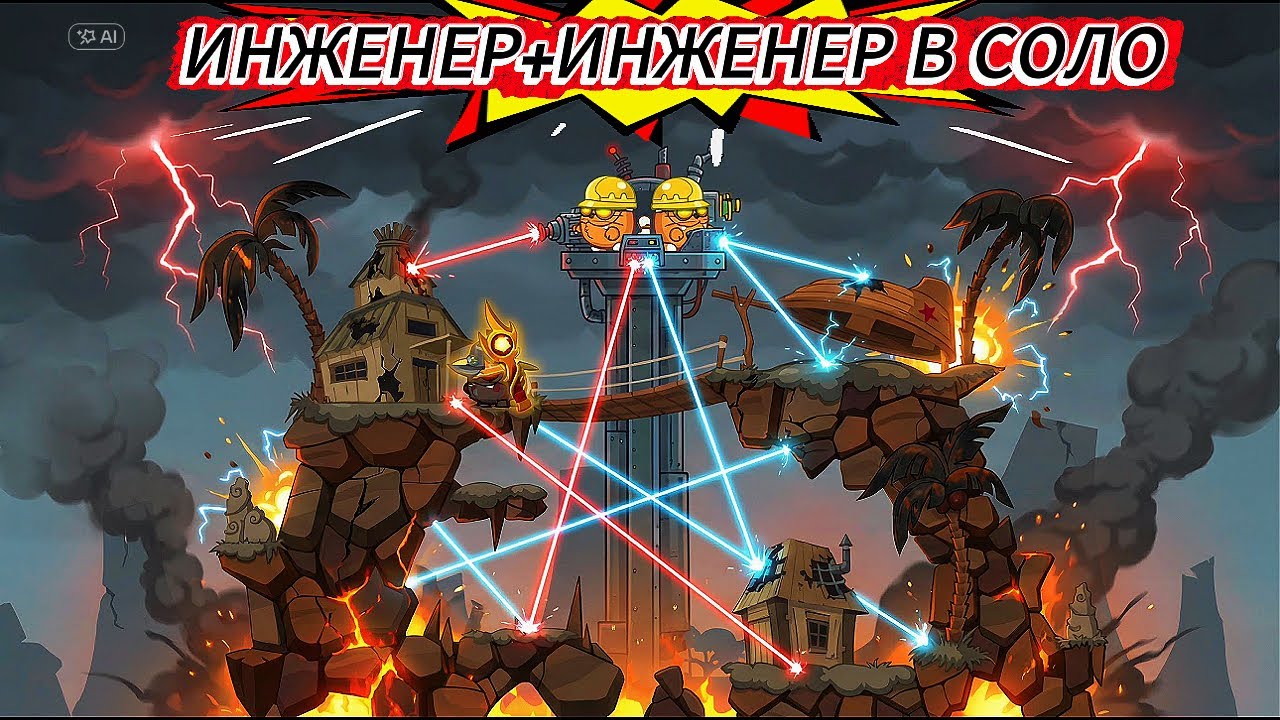 Вормикс:ПРОХОЖДЕНИЯ АРМЫ ИНЖЕНЕР+ИНЖЕНЕР В СОЛО!