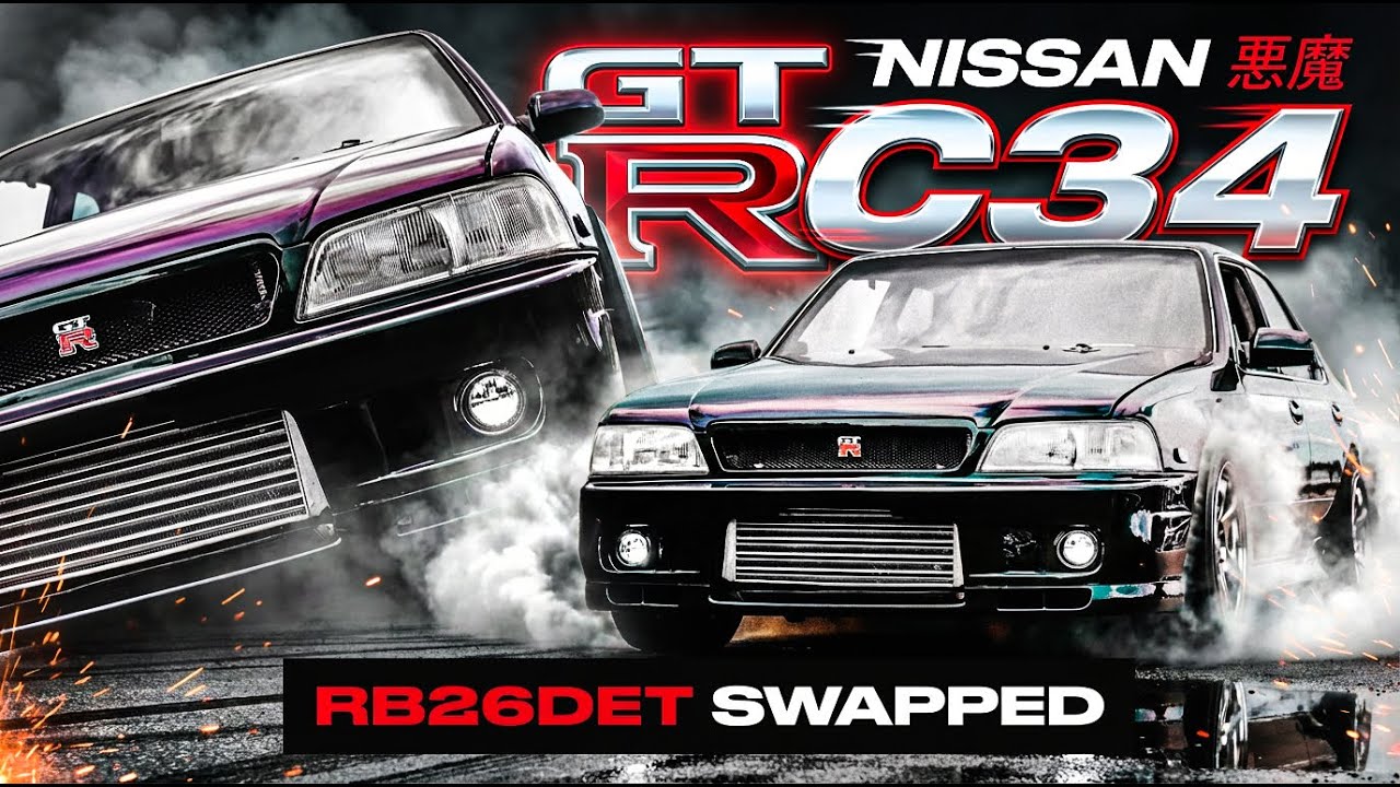 RB26DET Swap Nissan Laurel C34 | DEVIL C34 💥 #gtr #drivesrilanka #jdm