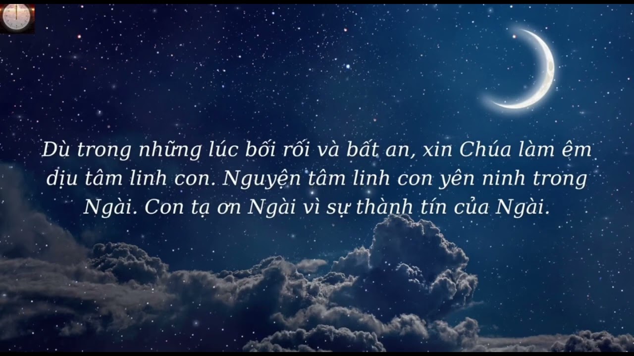 Cầu Nguyện Trước Khi Đi Ngủ