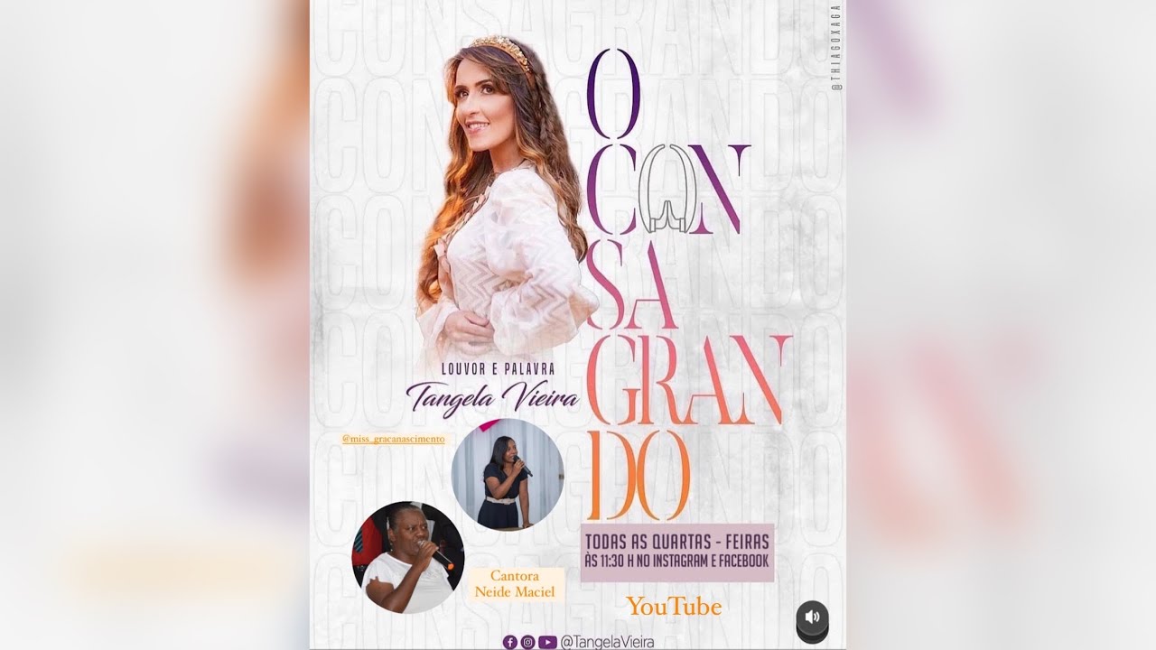 O consagrando #12 #tangelavieira Pregação e louvor Miss. Graça e Neide Marciel