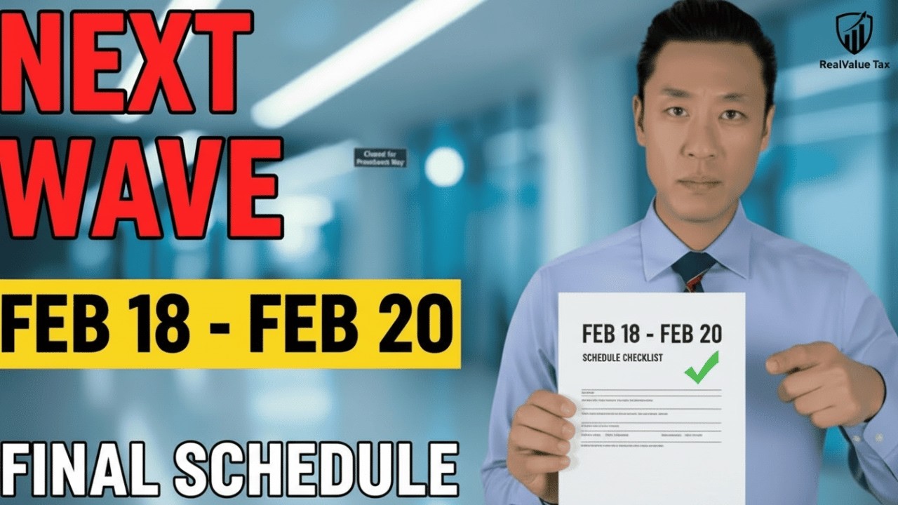IT&rsquo;S OFFICIAL: The Next IRS Payout Wave Starts Tomorrow. (Final Schedule)