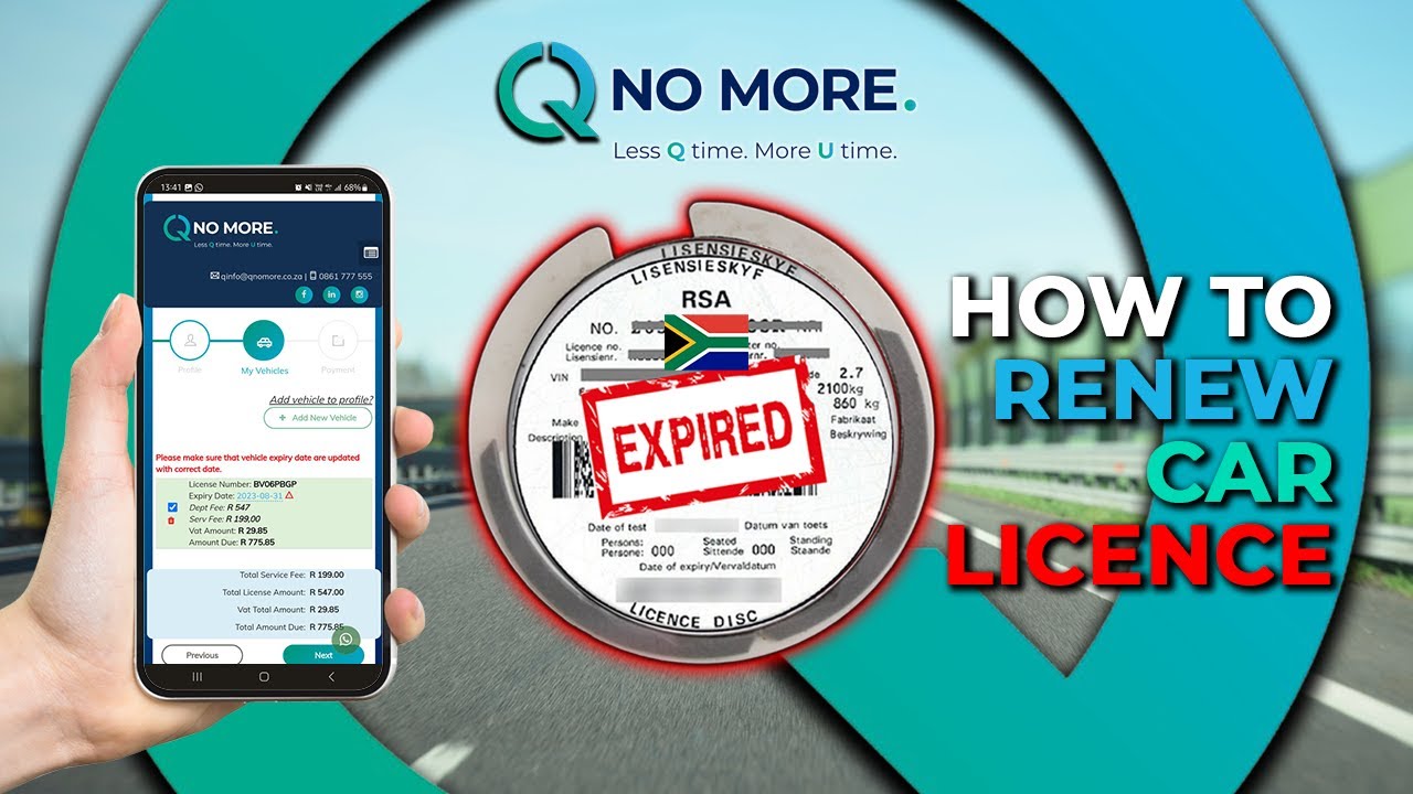 How to Renew Expired Vehicle Licence Disc | Q No More