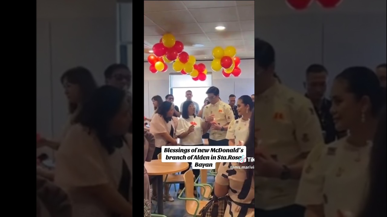 Macdonald New Branch ni Alden sa Sta.Rosa #mcdonalds #super #sweet #kathden #shorts