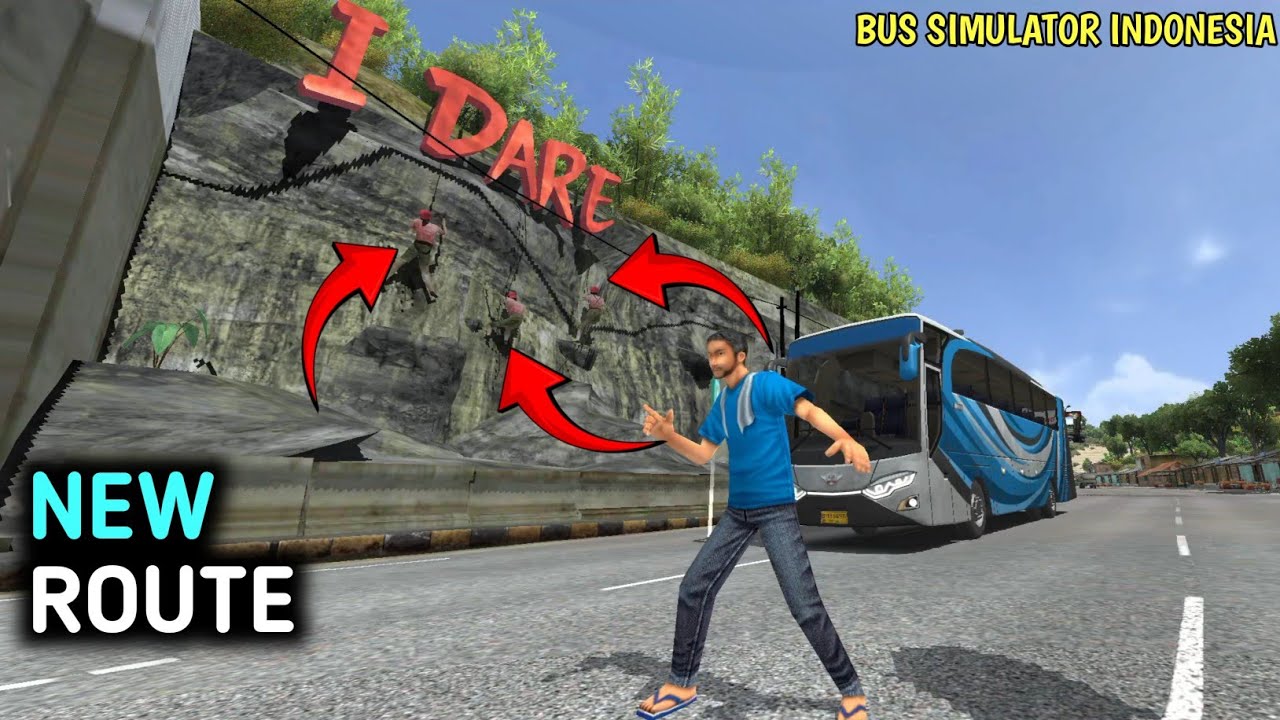 Bus Simulator indonesia new route adventure place |  BUSSID 