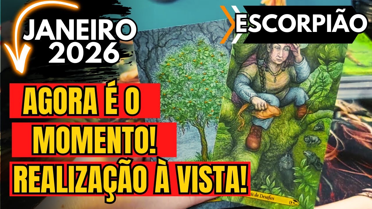 ESCORPIÃO ♏️ JANEIRO 2026: VOCÊ FOI PREPARADO PARA ESSE MOMENTO ✨ O CAMINHO DA REALIZAÇÃO SE ABRE!