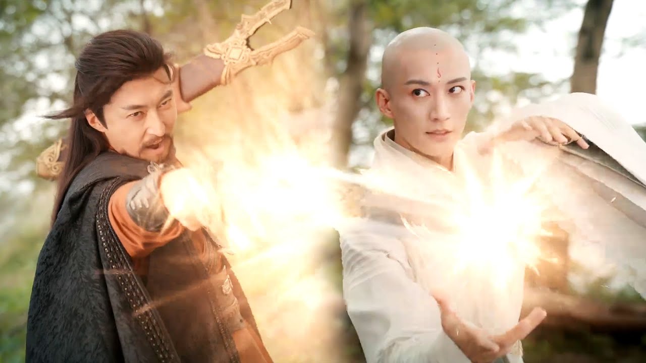 爆燃武俠片！少年和尚大戰劍仙，地動山搖傳至萬里！#chinesedrama #武侠 #movie #功夫 #动作 #kungfu