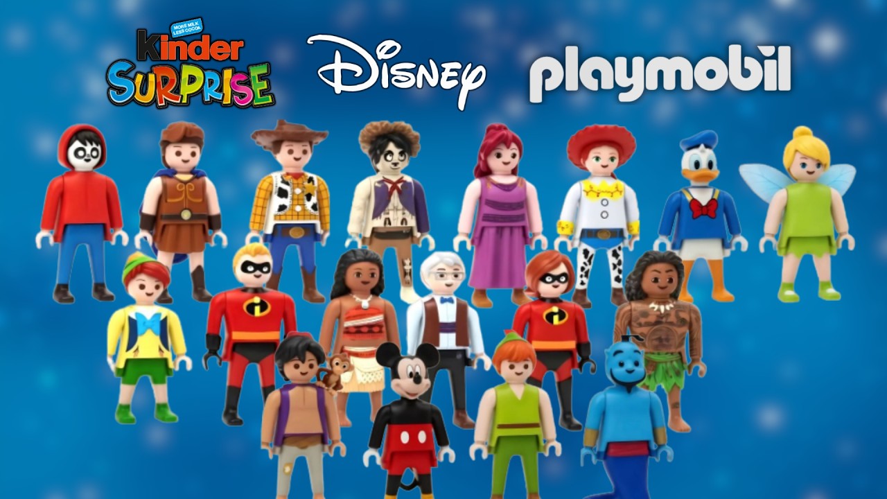 Kinder Surprise &times; Disney PLAYMOBIL 2026 | Full Collection