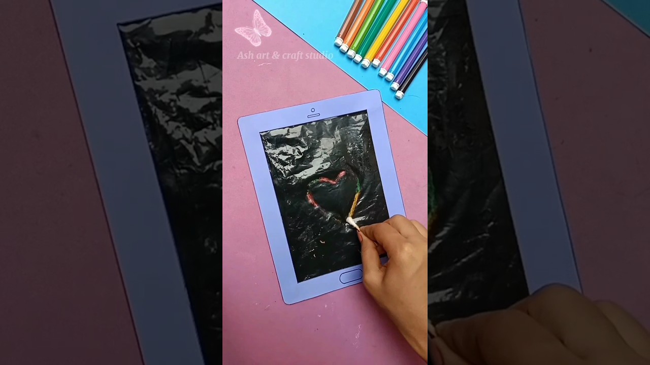 DIY writing tablet with paper|magic drawing board#papercraft #easycraft