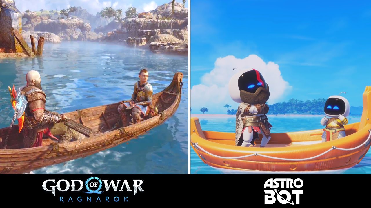 God of War vs Bot of War - Graphic & Gameplay Comparison