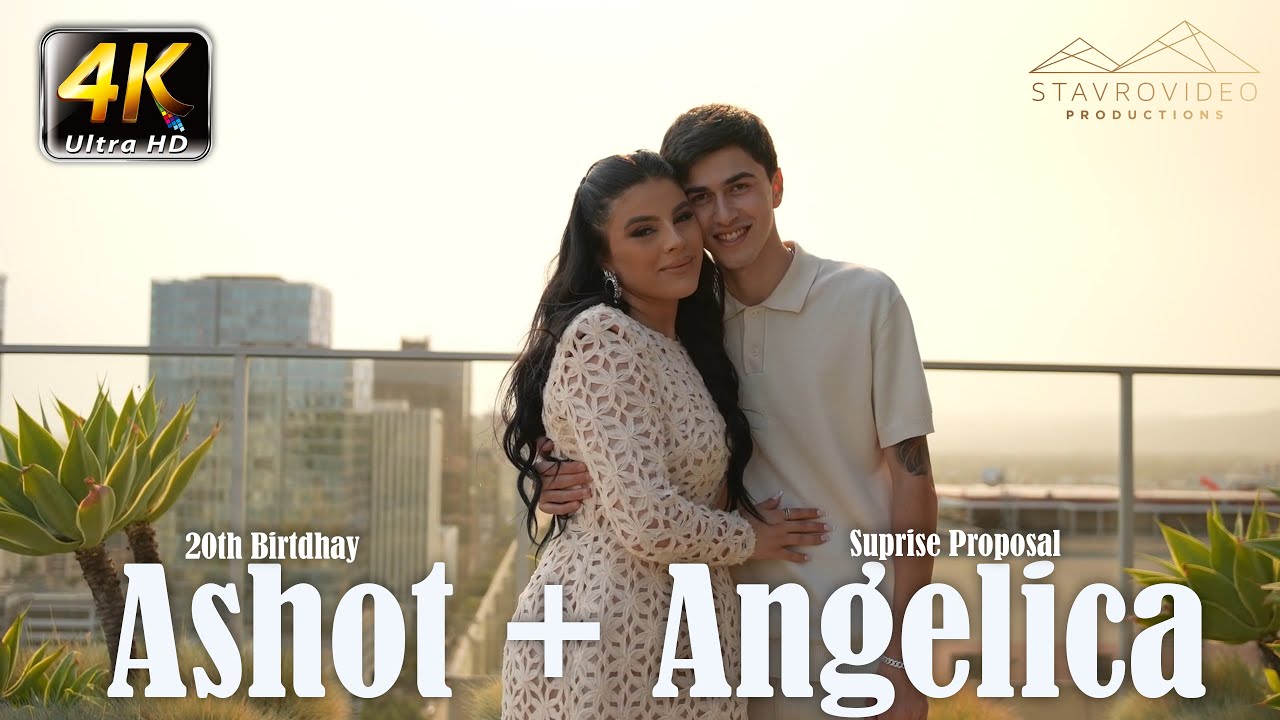 Ashot + Angelica Suprise Proposal and 20th Birthday at Allure hall