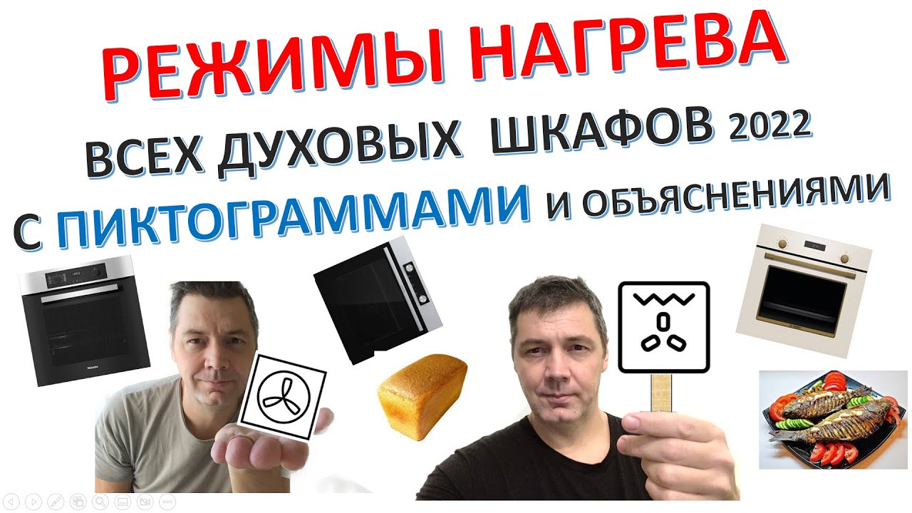 Режимы нагрева духовки: все пиктограммы и расшифровка | Heating Modes modern ovens