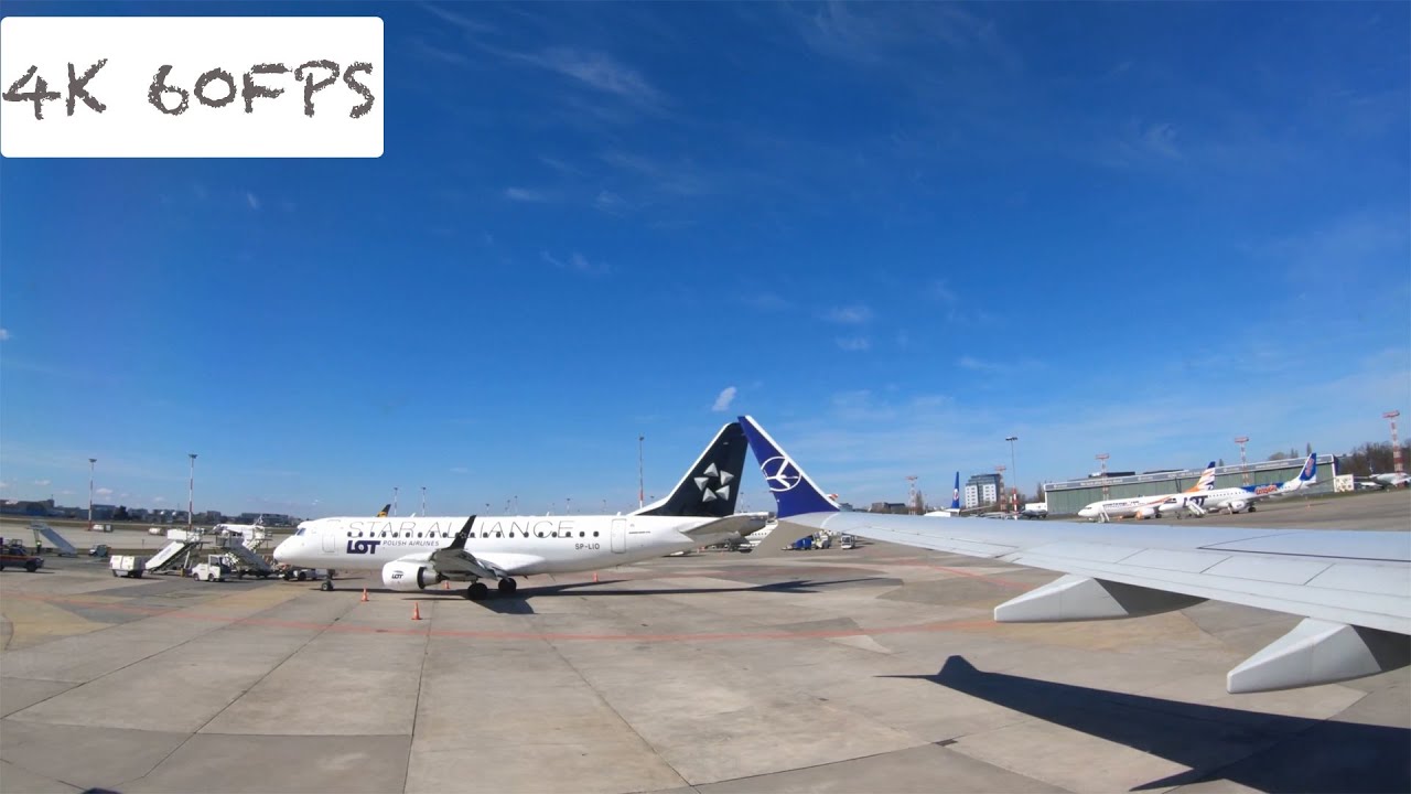 [4K60FPS] Boeing 737 MAX 8 LOT Polish Airlines landing in Warsaw